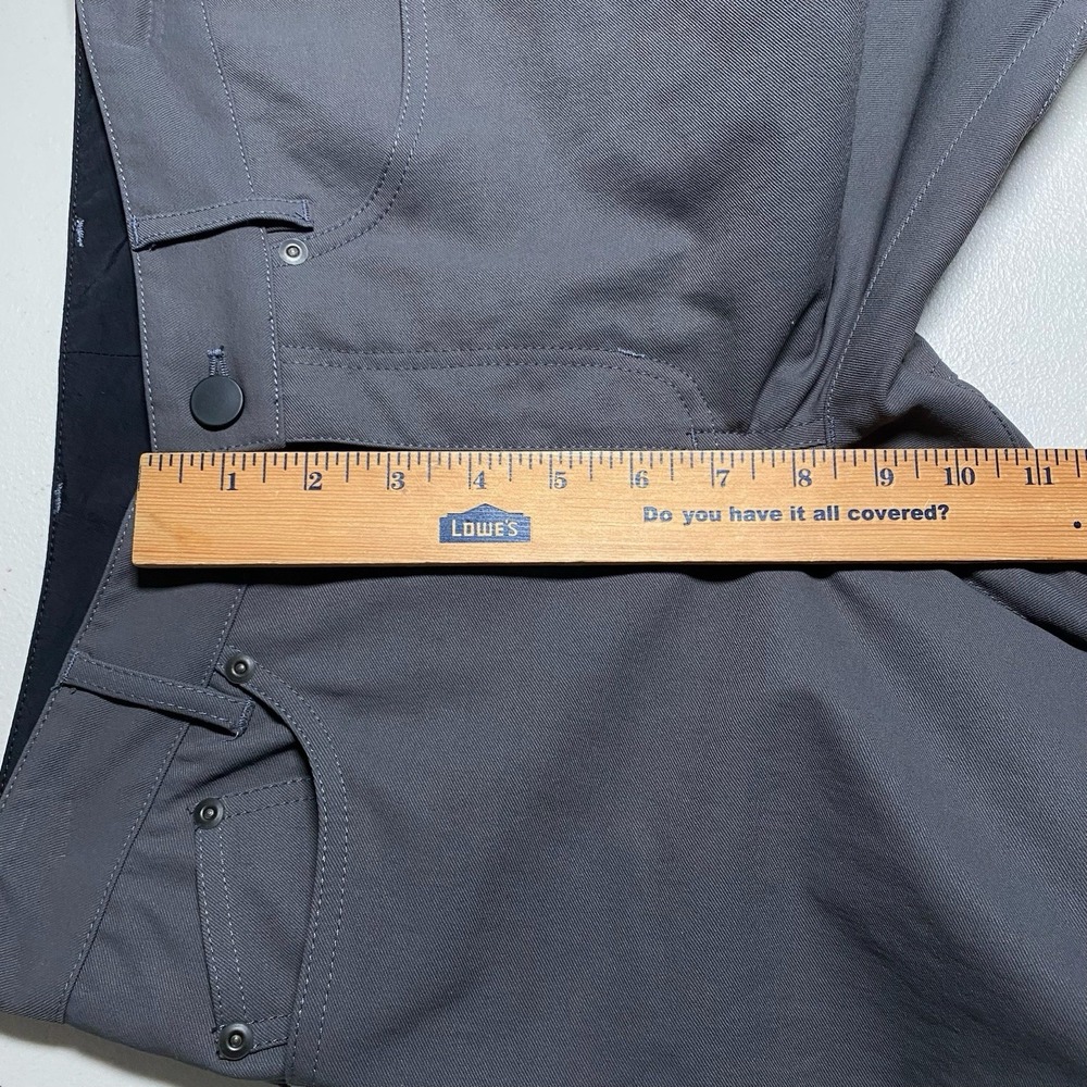 Outlier Bombtwill Bomb Dungarees Pants 28 (29x33) Mens 5 Pocket Gray USA - Picture 5 of 10